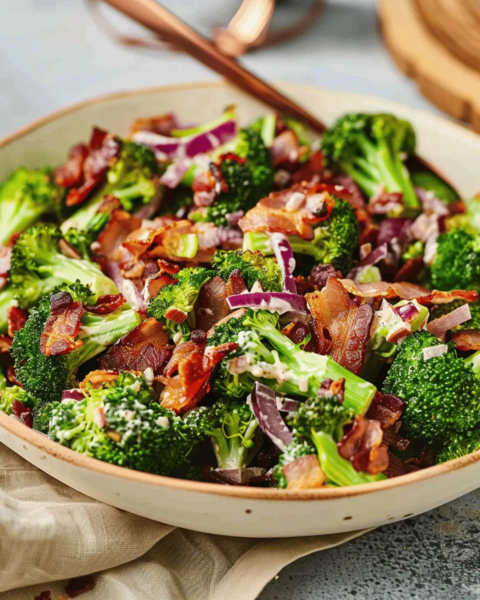 Broccoli Salad with Turkey Bacon: A Deliciously Easy Recipe
