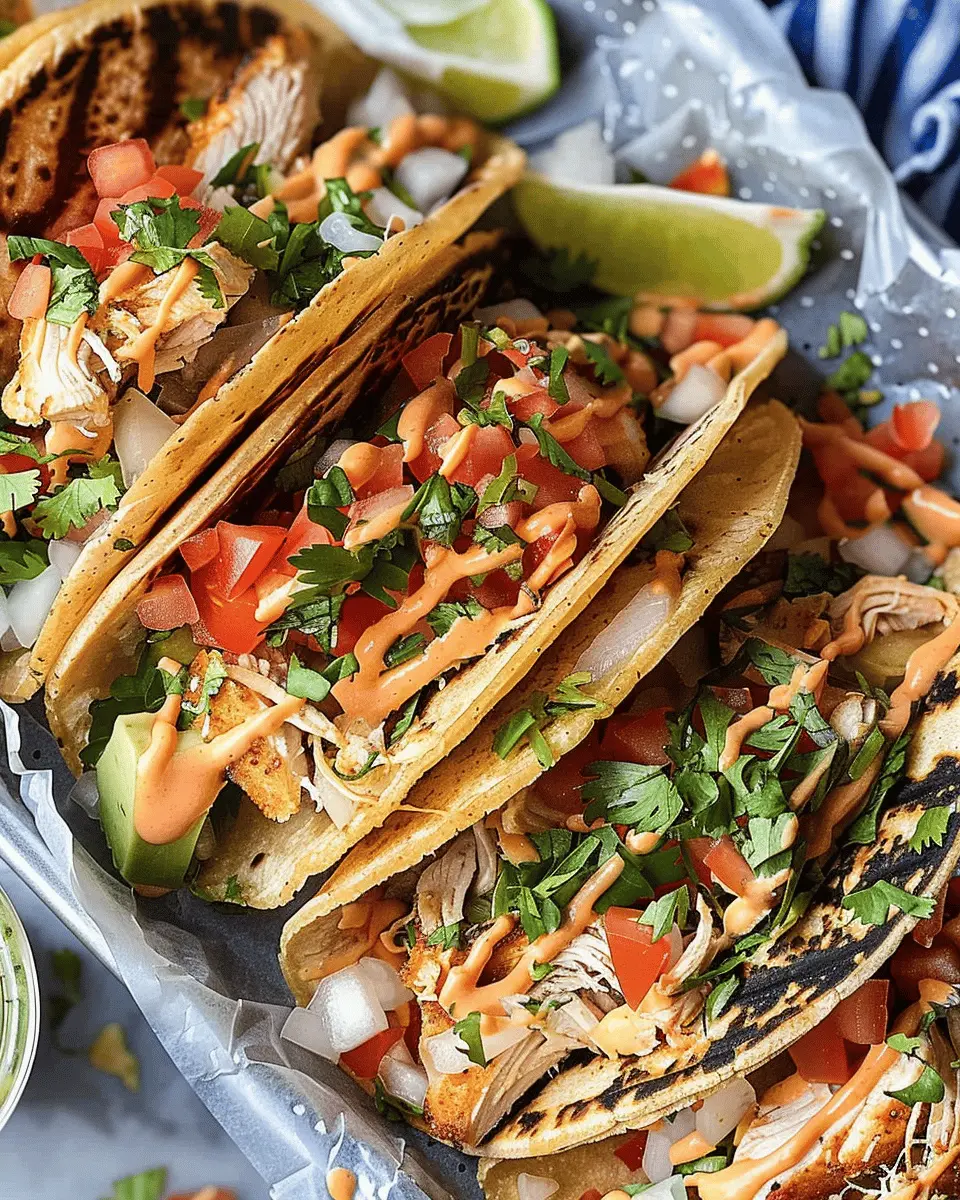 Chicken Street Tacos: Juicy and Easy Recipe for Taco Lovers