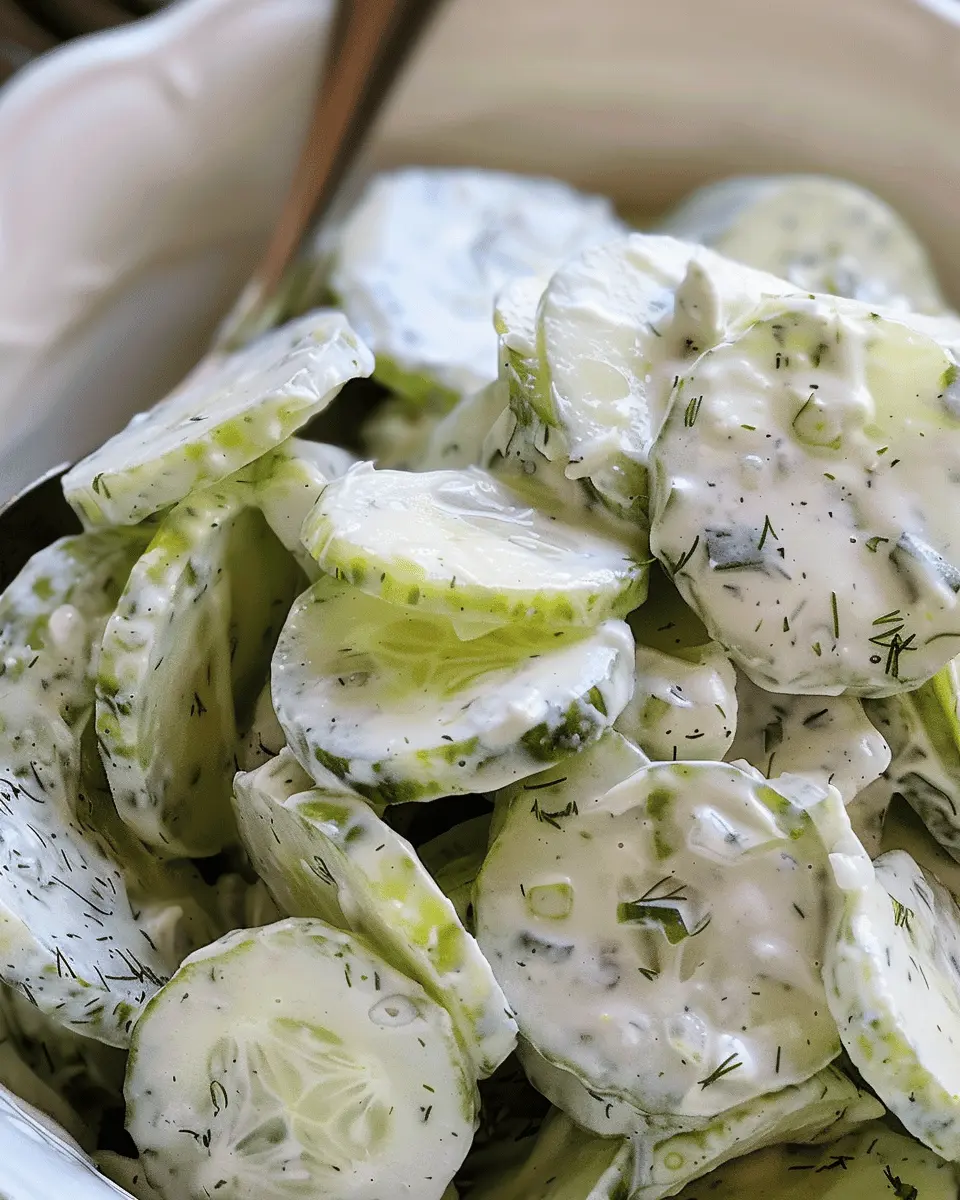 Creamy Cucumber Salad with Turkey Bacon: The Best Refreshing Twist