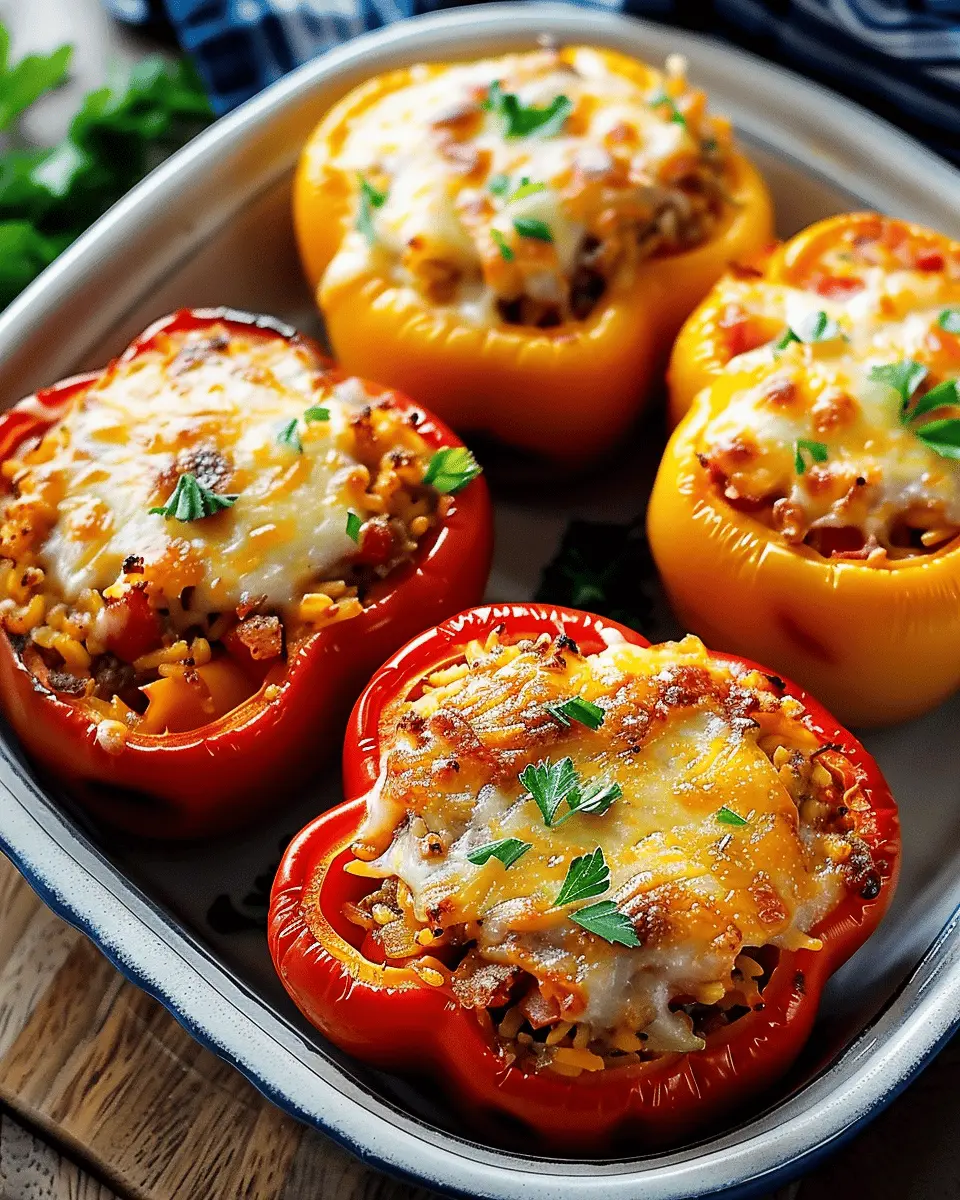 Easy Stuffed Bell Peppers: A Deliciously Healthy Turkey Bacon Twist