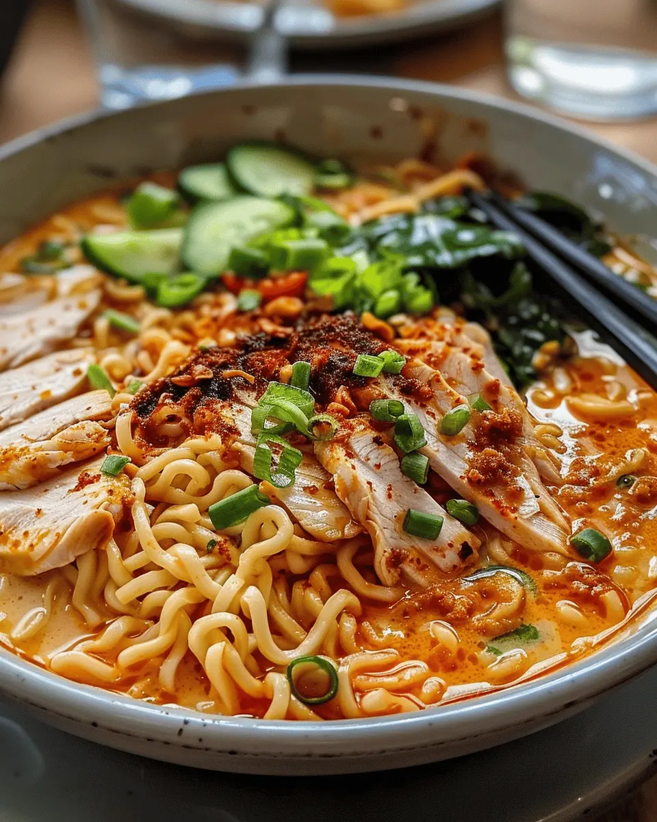 Fiery Chicken Ramen: An Easy & Bold Twist on Comfort Food