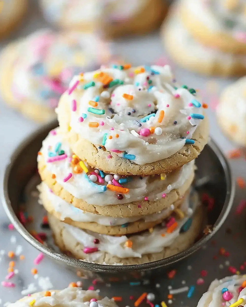 Frosted Funfetti Cookies: Emily Roberts’ Easy & Indulgent Recipe