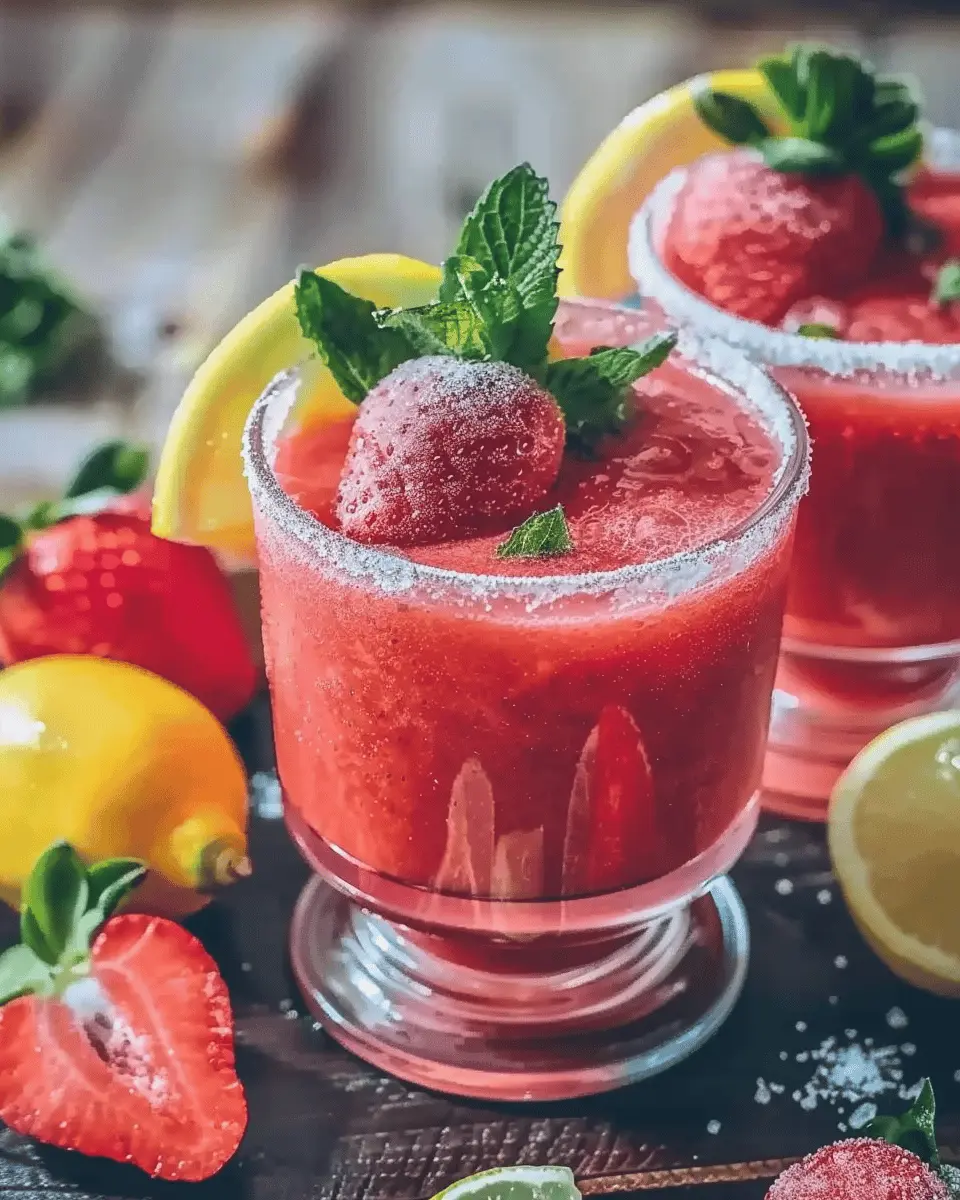 Frozen Strawberry Lemonade: The Best Refreshing Summer Treat