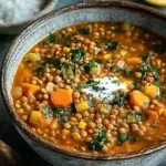 Hearty and Healthy Lentil Rice Soup