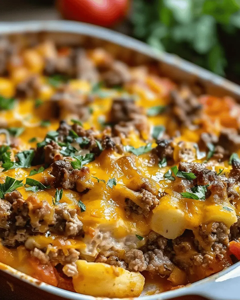 Hobo Casserole: Easy Comfort Food with Turkey Bacon & Chicken Ham