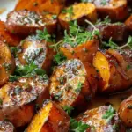 Honey Garlic Sausage Sweet Potatoes