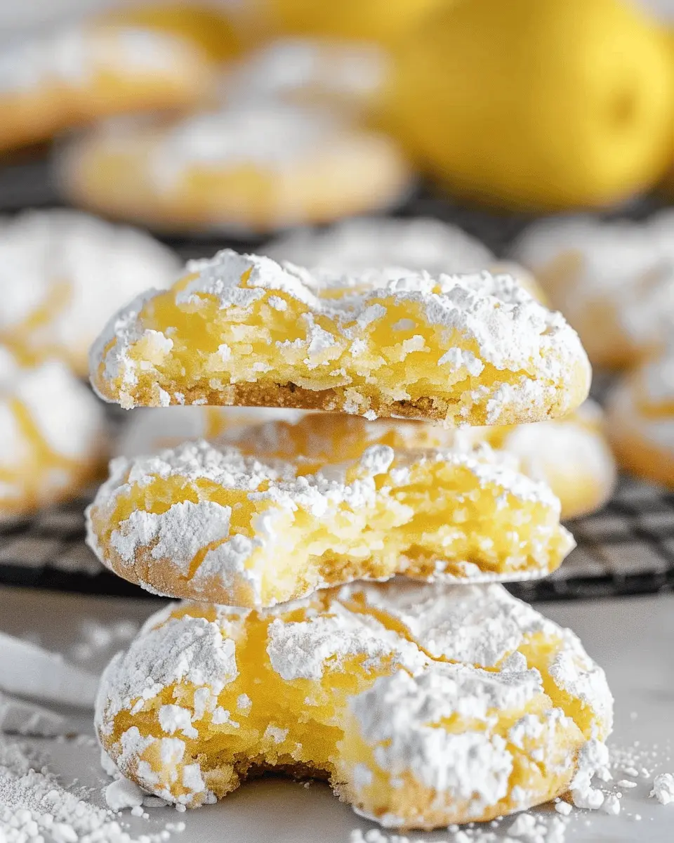 Lemon Crinkle Cookie: The Best Homemade Treat for Sweet Cravings