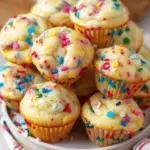 Mini Funfetti Yogurt Muffins