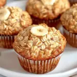 Moist Applesauce Oatmeal Muffins