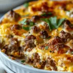 Overnight Sausage and Egg Casserole