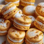 Pumpkin Cheesecake Macarons