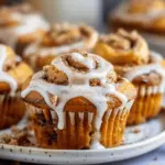 Pumpkin Cinnamon Roll Muffins