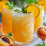Refreshing Peach Lemonade