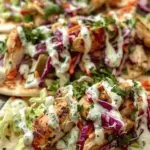 Sheet Pan Chicken Pitas with Fresh Herb Ranch Slaw