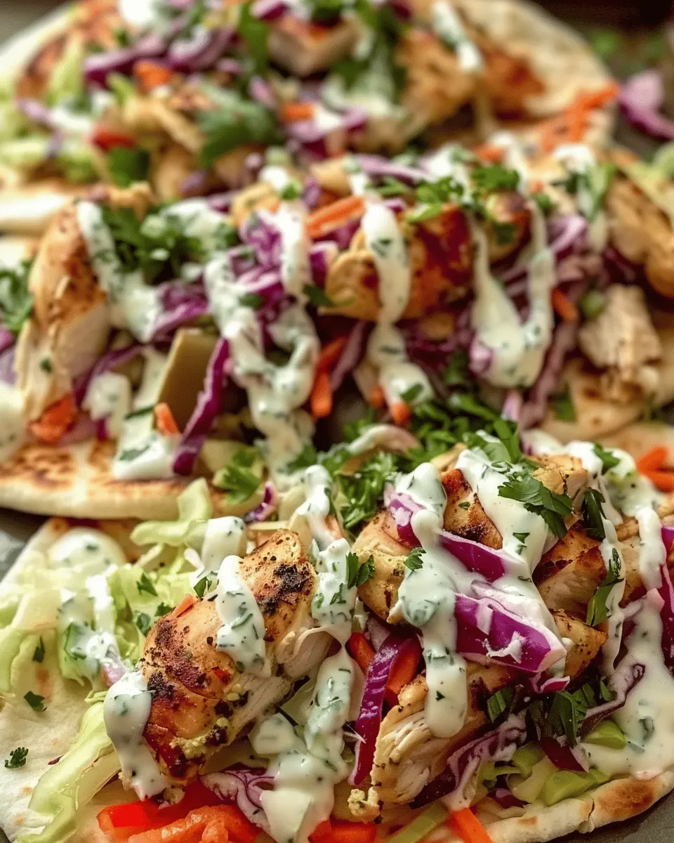 Sheet Pan Chicken Pitas with Fresh Herb Ranch Slaw Made Easy