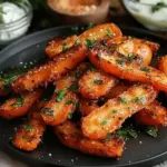 Smashed Roasted Carrots