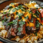 Steak and Queso Rice