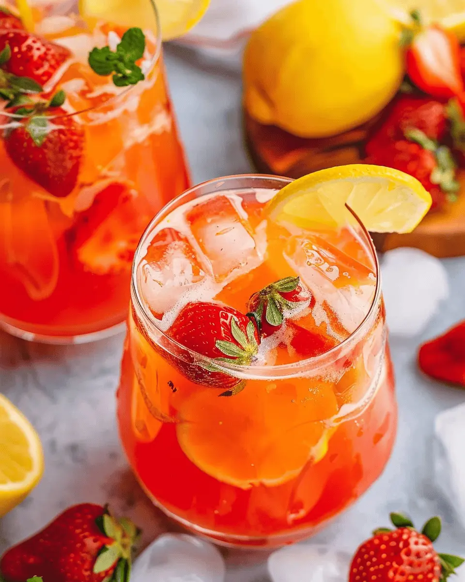 Strawberry Lemonade Homemade: The Best Refreshing Summer Drink