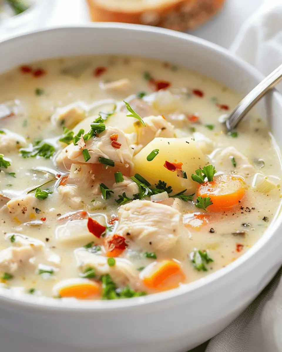 Chicken Potato Soup Recipe: Easy Comfort with Turkey Bacon