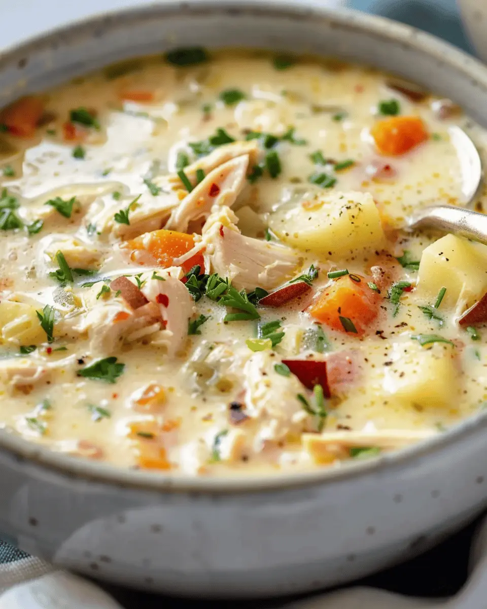 Chicken Potato Soup Recipe: A Cozy Bowl of Comfort with Turkey Bacon
