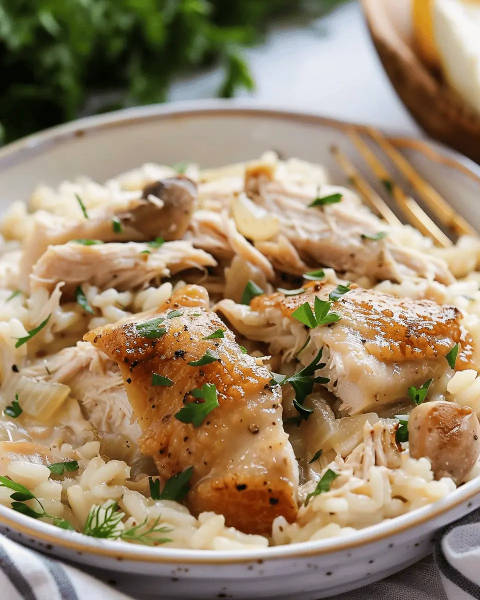 Crock Pot Chicken and Rice Recipe: Easy Comfort Food Delight