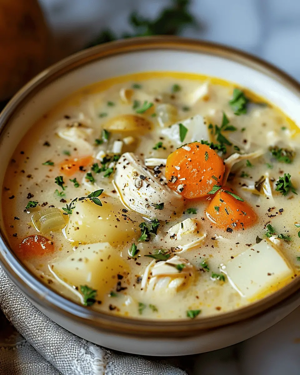 Chicken Potato Soup Recipe: Easy Comfort with Turkey Bacon Delight