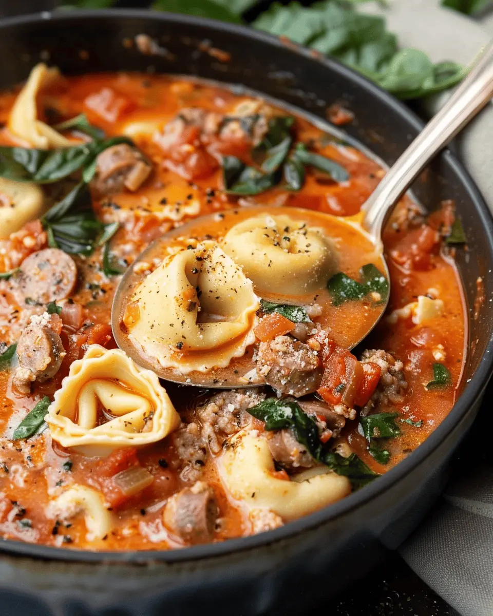 Italian Sausage Tortellini Soup: The Best Comfort Food Remedy