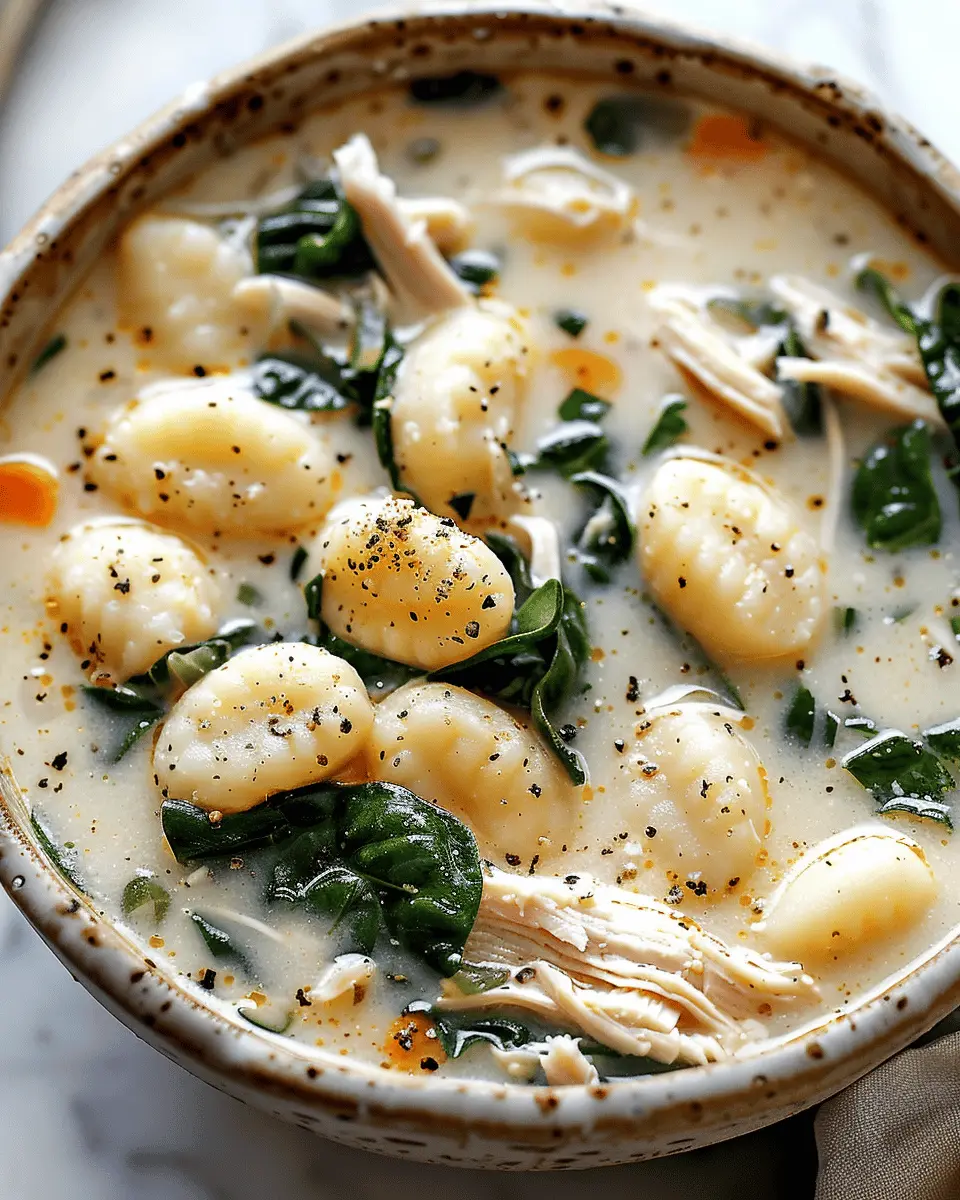 Crockpot Chicken Gnocchi Soup: Easy Comfort Food Delight