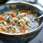 Crockpot Chicken and Rice Soup