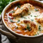 Crockpot Chicken Parmesan Soup