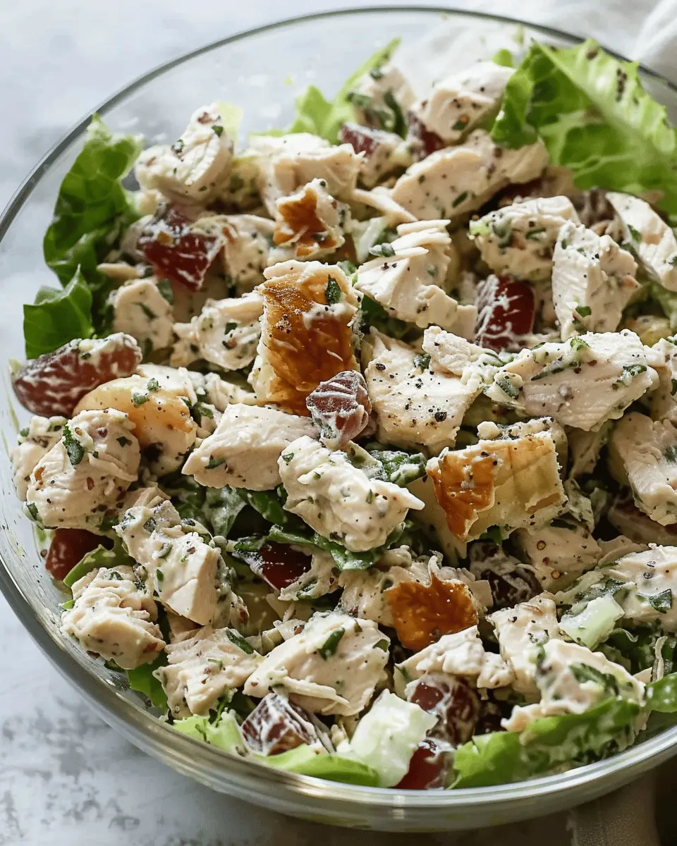 Healthy Chicken Salad Recipe: The Best Variante with Turkey Bacon