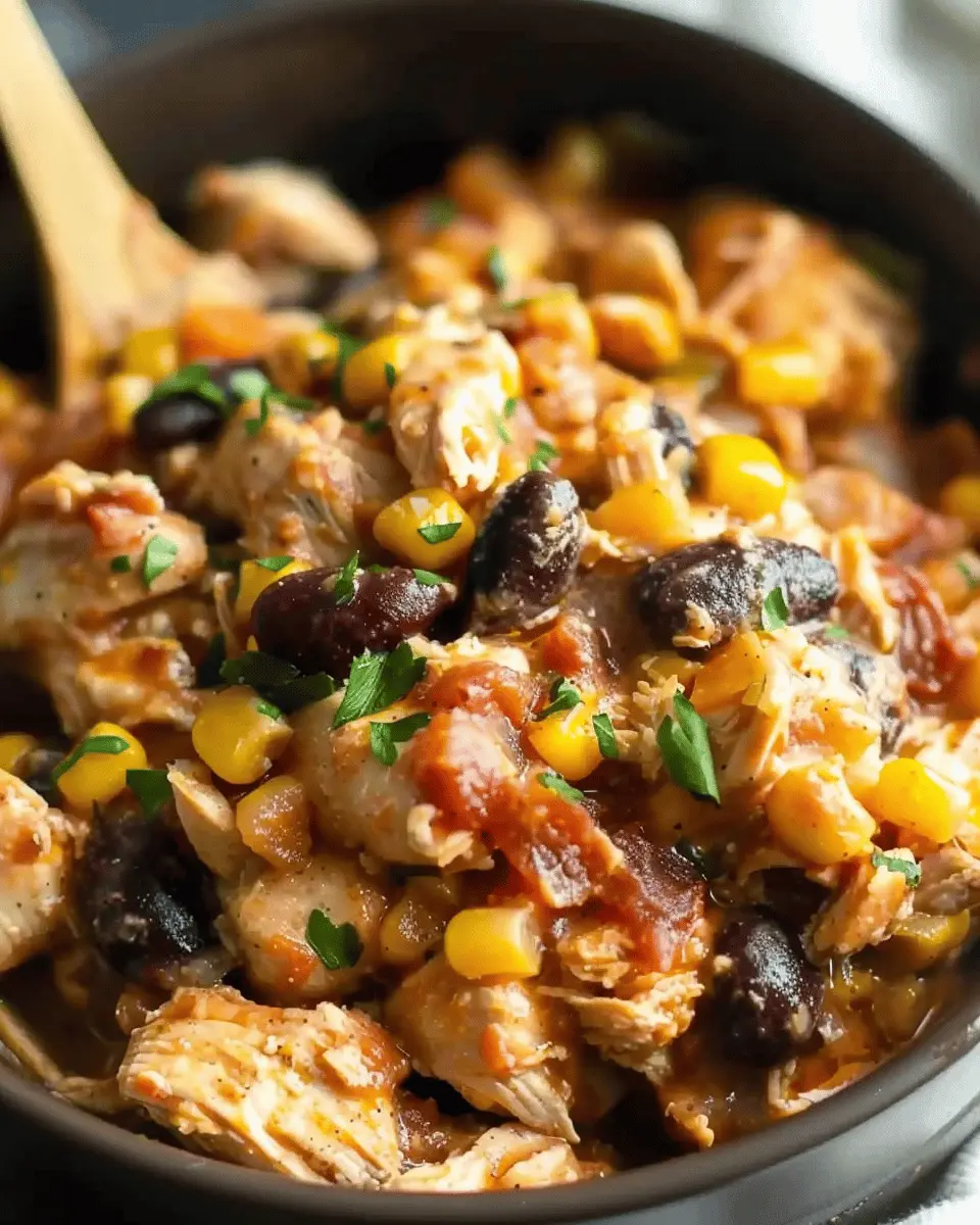 Crockpot Fiesta Chicken: Easy, Flavorful Dish for Busy Nights