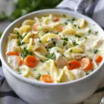 Easy Creamy Chicken Noodle Soup