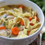Easy Chicken Noodle Soup with Egg Noodles