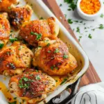 Crispy Baked Chicken Thighs