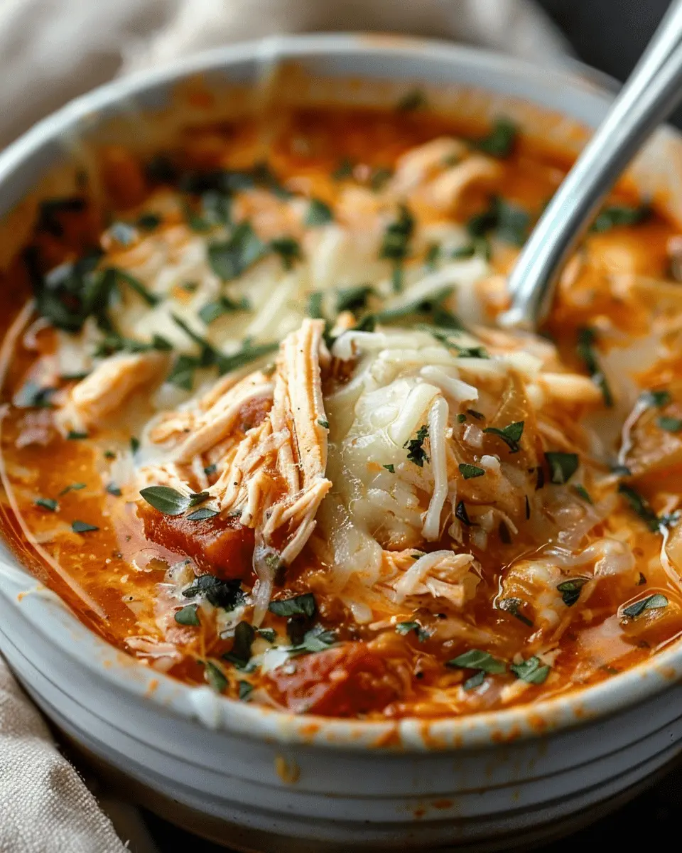 Crockpot Chicken Parmesan Soup: Easy Comfort Food for You