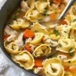 Easy Chicken Tortellini Soup