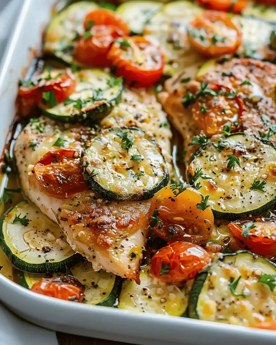 Mediterranean Chicken Zucchini Bake: Easy, Healthy Comfort Food