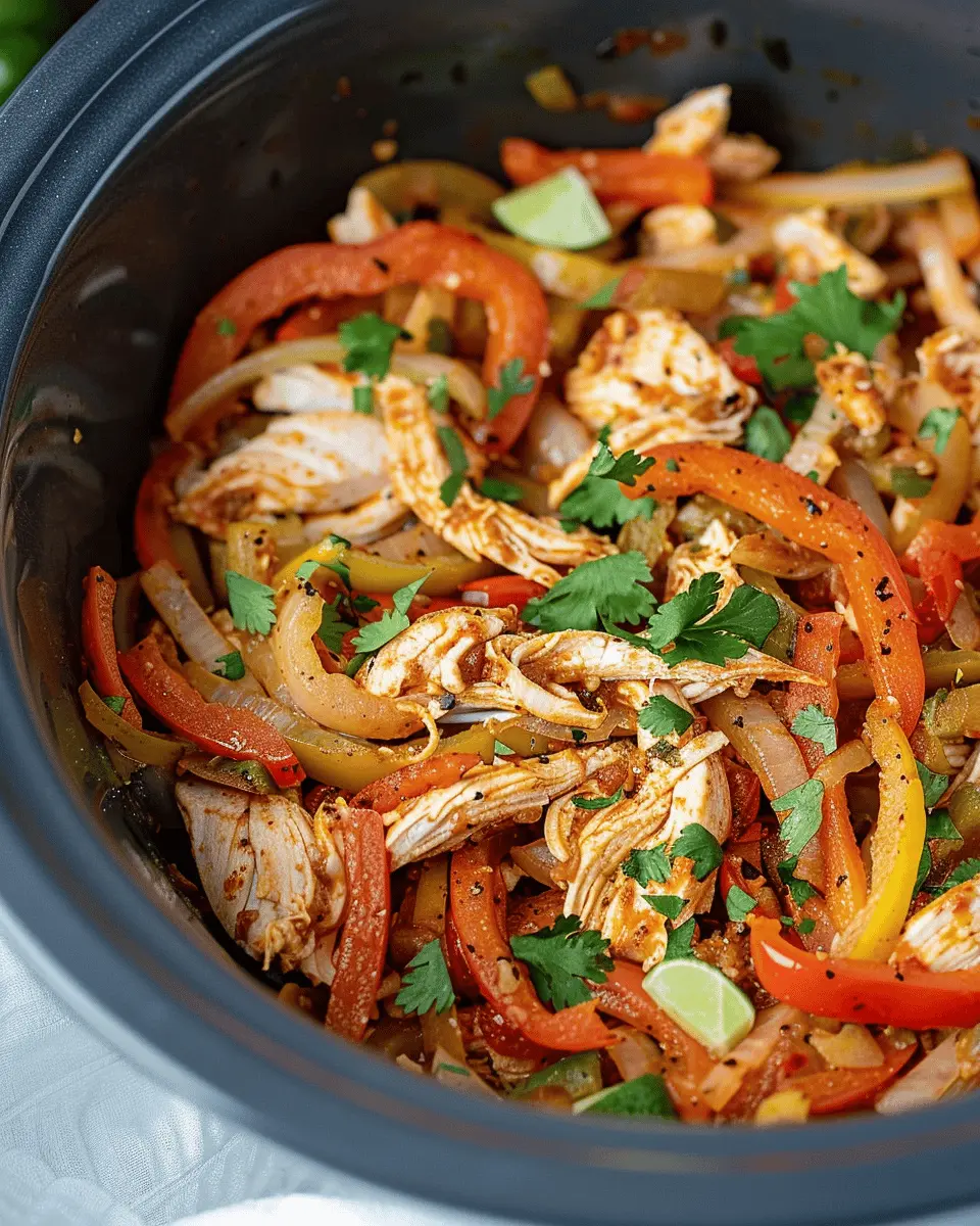 Chicken Fajita Crockpot Recipe: Easy & Flavorful Family Meal