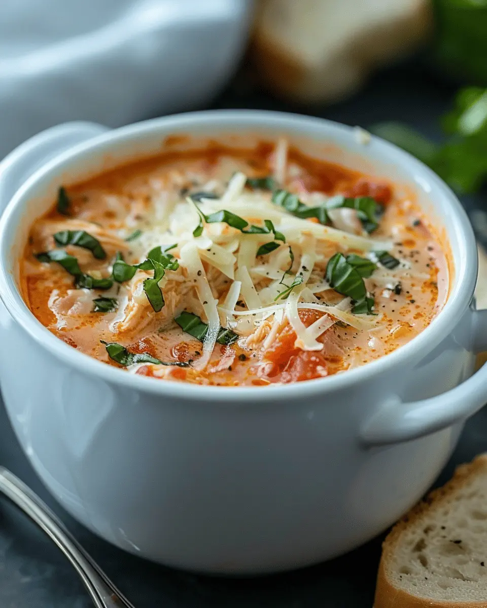 Crockpot Chicken Parmesan Soup: Easy Comfort Food Delight