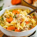 Easy Chicken Noodle Soup with Egg Noodles