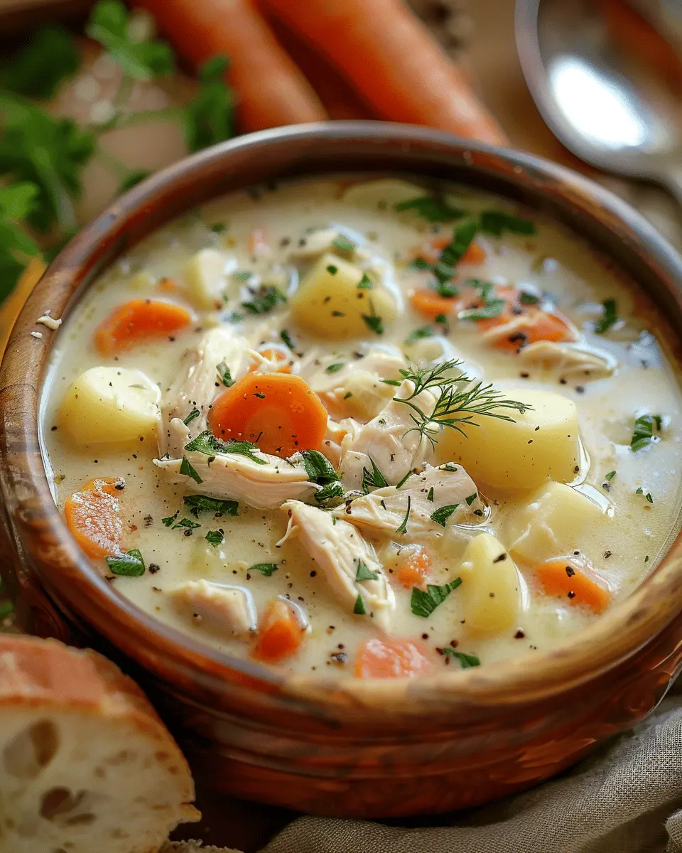 Chicken Potato Soup Recipe: Cozy Comfort with Turkey Bacon and Chicken Ham
