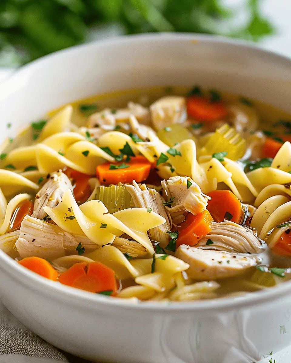 Easy Chicken Noodle Soup: A Heartwarming Bowl of Comfort