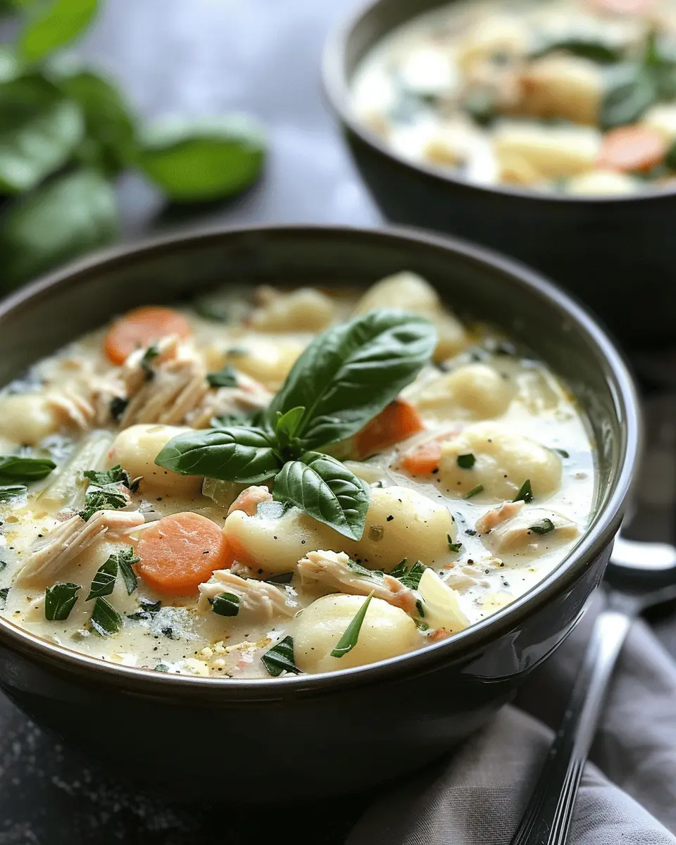Crockpot Chicken Gnocchi Soup: An Easy Comforting Delight