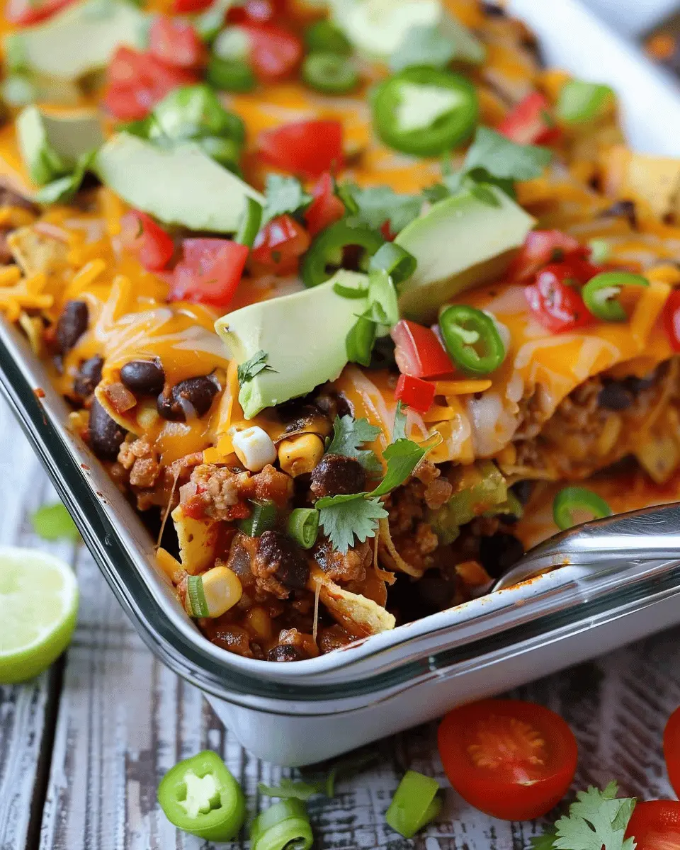 Walking Taco Casserole: Easy and Indulgent Family Meal Idea