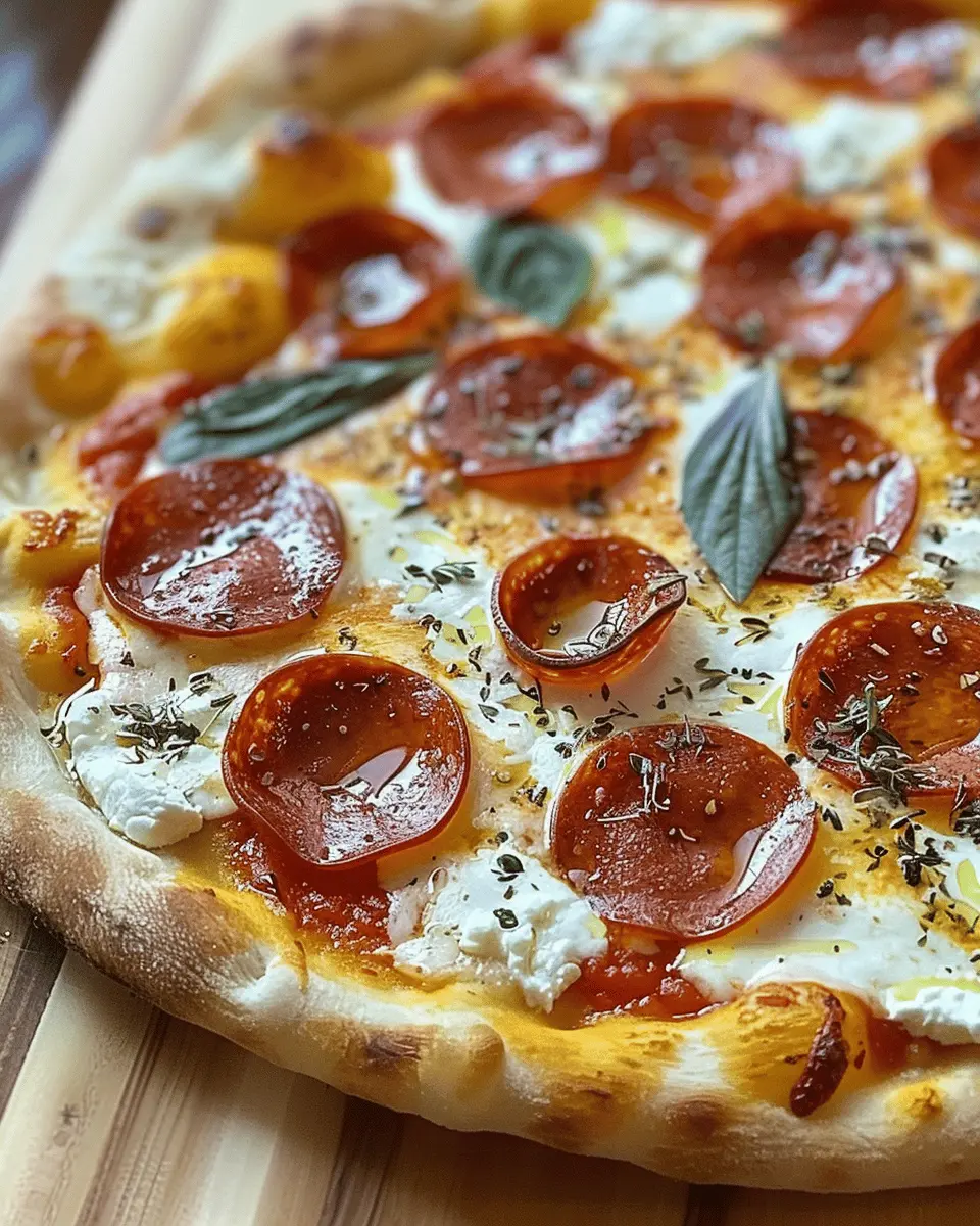 Hot Honey Pepperoni Ricotta Pizza: The Best Homemade Delight