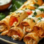 Baked Chicken Cheese Taquitos