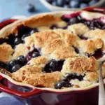 Dutch Oven Blueberry Cobbler