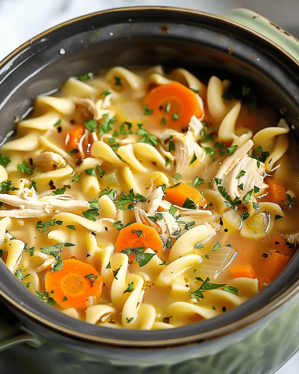 Crockpot Chicken Noodle Soup: The Best Comfort Food Recipe