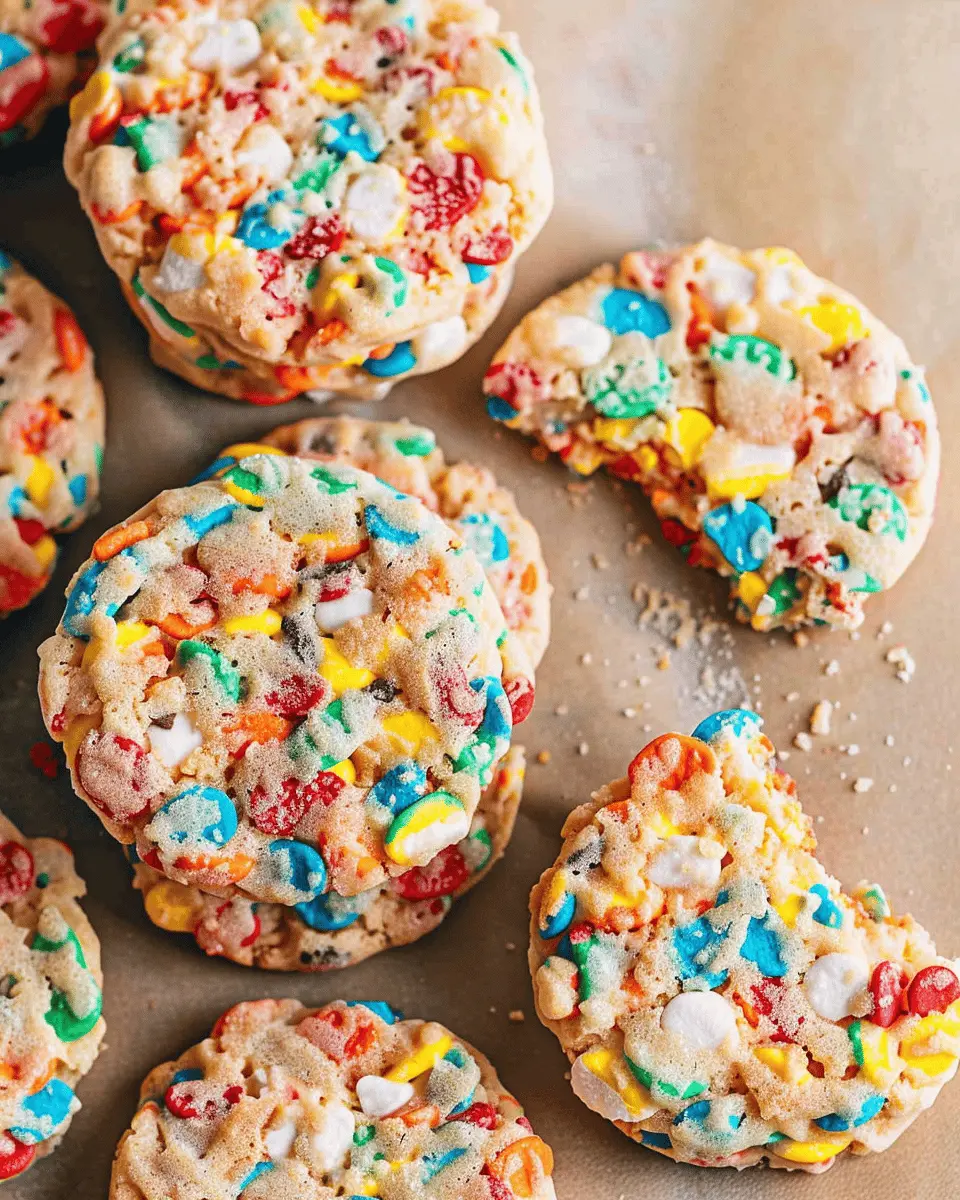 Fruity Pebble Marshmallow Cookies: Easy, Colorful Treats to Love